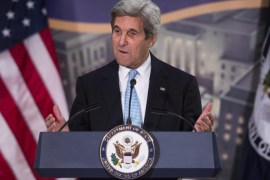 US Secretary of State John Kerry speaks during a reception celebrating the completion of the US Diplomacy Center Pavilion at the US Department of State in Washington, DC, USA, 10 January 2017.