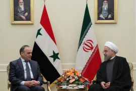 A handout photo made available by the Iranian presidential official website on 18 January 2017 shows Iranian President Hassan Rouhani (R) speaking to Syrian Prime Minister Imad Khamis (L) at the Presidential Office in Tehran, Iran, 17 January 2017. Khamis is in Tehran to meet with Iranian officials to improve bilateral relations and coordinate efforts in the Syrian peace process. EPA/IRANIAN PRESIDENTIAL OFFICIAL WEBSITE / HANDOUT