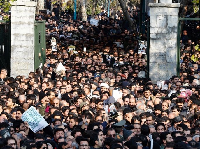 Iranians attend the funeral ceremony of former Iranian President Akbar Hashemi Rafsanjani in Tehran, Iran, 10 June 2017. Hundreds of thousands of people attended the funeral ceremony. Former Iranian President Ali Akbar Hashemi Rafsanjani, who held office between 1989 and 1997, died at the age of 82 on 08 January in Tehran after suffering a heart attack.