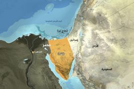 خريطة شبه جزيرة سيناء - الصورة إرشيفية سبق نشرها بالموقع