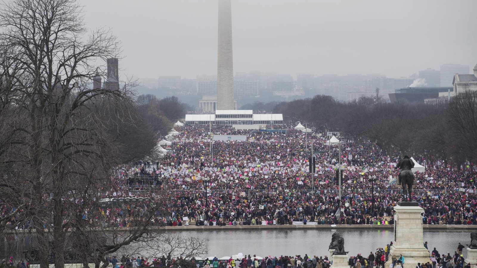 واشنطن العاصمة ومدن أخرى شهدت احتجاجات واسعة ضد سياسات ترمب (الأوروبية)