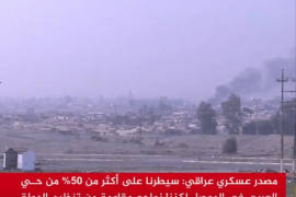 القوات العراقية قالت إنها واجهت مقاومة من مسلحي تنظيم الدولة في حي العربي شمالي مدينة الموصل