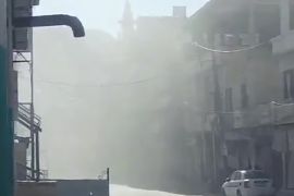 فيديو لقصف عنيف يستهدف بلدة مضايا بقذائف الهاون