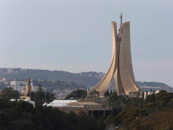 A general view of the Sanctuary of Martyr landmark on the eve of the three-day 15th International Energy Forum (IEF15) and informal meeting of the Organization of Petroleum Exporting Countries (OPEC) ministers in Algiers, Algeria, 26 Sptember 2016. The IEF15 runs 26-28 September 2016 and draws ministers, senior officials, chief executive officers, international organizations, and experts from the 72 member countries of the IEF together in an effort to strengthen the glo