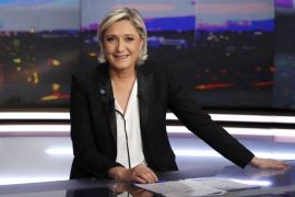 Marine Le Pen, French National Front (FN) political party leader and candidate for French 2017 presidential election, poses prior to an interview on the prime time evening news broadcast of French TV channel TF1, in Boulogne-Billancourt, near Paris, France, February 22, 2017, REUTERS/Patrick Kovarik/Pool