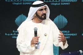 Sheikh Mohammed bin Rashid Al Maktoum, Vice President and Prime Minister of the UAE and Ruler of Dubai speaks during the World Government Summit 2017 at Madinat Jumeirah in Dubai, United Arab Emirates, 14 February 2017. The summit brings together over 4,000 attendees from more than 130 countries.