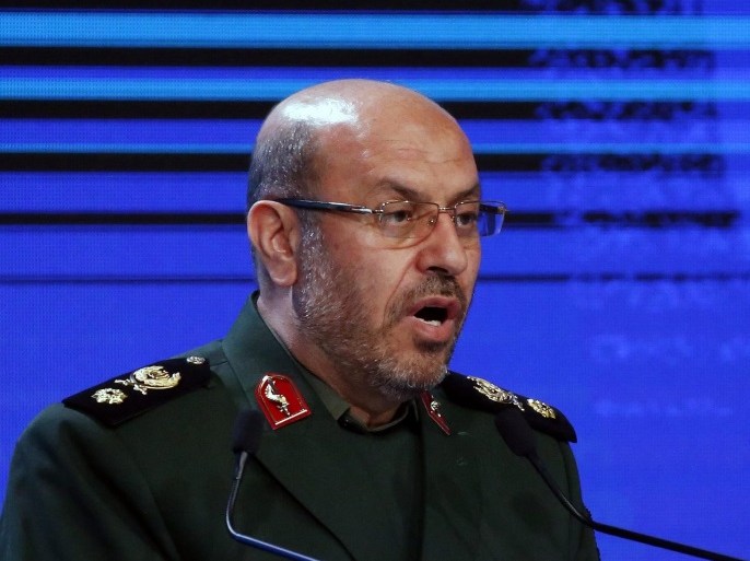 Iranian Defence Minister Hossein Dehghan speaks during the 5th Moscow Conference on International Security (MCIS) in Moscow, Russia 27 April 2016. The organisers stated that fighting terrorism will be the main topic of the 5th Moscow Conference on International Security which is taking place in the Russian capital on 27-28, April 2016.