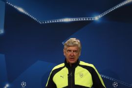 Football Soccer - Arsenal Press Conference - Allianz Arena - 14/2/17 Arsenal manager Arsene Wenger during the press conference Reuters / Michael Dalder Livepic