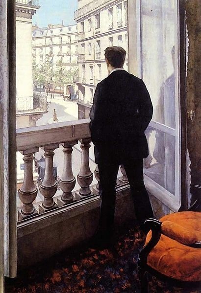 غوستاف كاييبوت، شاب بالقرب من النافذة (1875)(مواقع التواصل الإجتماعي)
