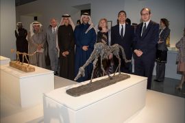 صور من متاحف قطر لمعرص بيكاسو وجياكوميتي