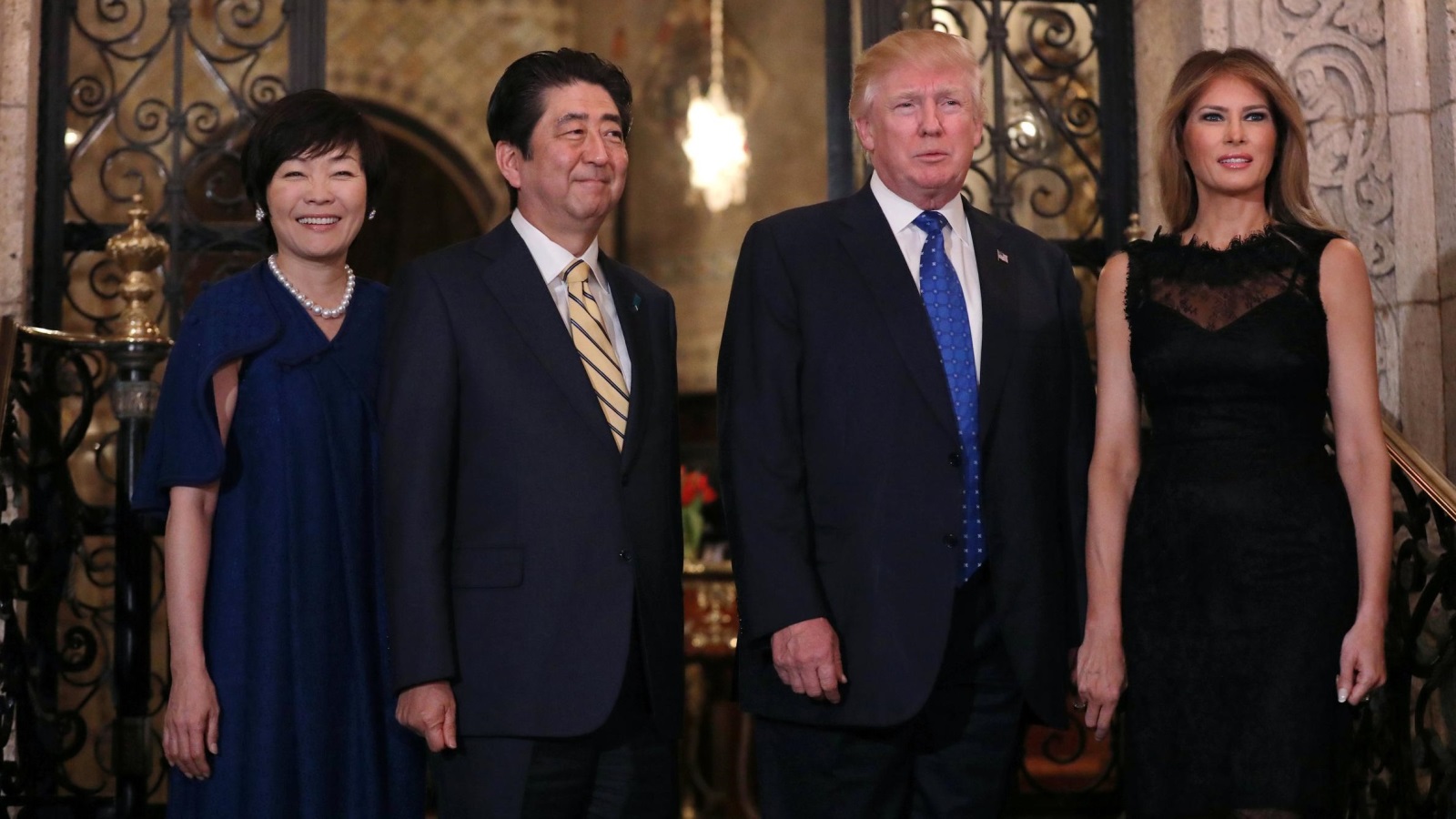‪التجربة الجديدة تزامنت مع قضاء ترمب ورئيس وزراء اليابان عطلتيهما بفلوريدا‬ (رويترز)