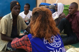 معسكر المنظمة الدولية للهجرة لاستقبال اللاجئين العائدين في أغاديس-النيجر