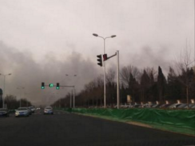 faulty batteries cause fire at samsung factory in Chinese city of Tianjin (Weibo)