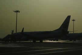 Airplanes are parked at the Beijing Capital International Airport as heavy haze covers parts of Beijing, China, 04 January 2017. Haze hangs over Chinese capital Beijing while the PM2.5 particulate matter Air Quality Index (AQI) reached 500. Heavy fog covered northern China, raising air pollution levels and prompting authorities to issue new health warnings.
