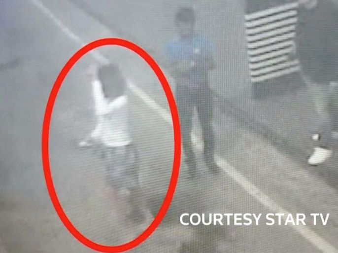 A woman who was detained at Kuala Lumpur airport, identified from CCTV footage at the airport and who was alone when she was apprehended, according to police in a statement, is seen circled in red in this still frame taken from video released February 16, 2017, showing CCTV footage courtesy of Star TV. MANDATORY CREDIT STAR TV Via REUTERS TV ATTENTION EDITORS - EDITORIAL USE ONLY. NO RESALES. NO ARCHIVE. BROADCASTERS: NO ACCESS MALAYSIA, MUST ON SCREEN CREDIT "STAR TV" DIGITAL: NO ACCESS MALAYSIA. MUST ON SCREEN CREDIT "STAR TV" . MANDATORY CREDIT. MALAYSIA OUT.