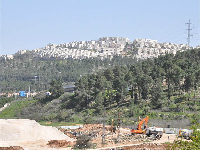 المستوطنات الإسرائيلية قضاء القدس توسعت على حساب أراضي اللاجئين،صورة 4 توسيع الأحياء الاستيطانية في "هار هتسوفيم".