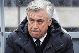 Bayern's Italian head coach Carlo Ancelotti before the German Bundesliga soccer match between Hertha BSC and Bayern Munich in Berlin, Germany, 18 February 2017. EPA/FELIPE TRUEBA (EMBARGO CONDITIONS - ATTENTION: Due to the accreditation guidelines, the DFL only permits the publication and utilisation of up to 15 pictures per match on the internet and in online media during the match.)