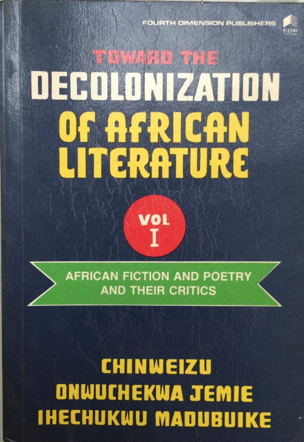  كتاب نحو تفكيك الكولونيالية في الأدب الأفريقي لـ 