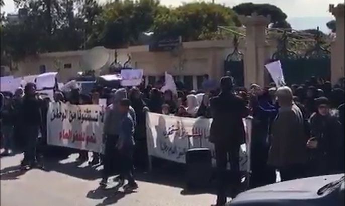 أهالي المعتقلين الإسلاميين بيروت يعتصمون أمام المحكمة