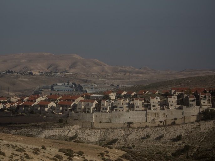 MA'ALE ADUMIM, WEST BANK - JANUARY 16: : : Houses part of the largest Israeli settlement of Ma'ale Adumim are seen on a hillside on January 16, 2017 in Ma'ale Adumim, West Bank. 70 countries attended the recent Paris Peace Summit and called on Israel and Palestinians to resume negotiations that would lead to a two-state solution, however the recent proposal by U.S President-elect Donald Trump to move the US embassy from Tel Aviv to Jerusalem and last month's U.N. Security Council resolution condemning Jewish settlement activity in the West Bank have contributed to continued uncertainty across the region. The ancient city of Jerusalem where Jews, Christians and Muslims have lived side by side for thousands of years and is home to the Al Aqsa Mosque compound or for Jews The Temple Mount, continues to be a focus as both Israelis and Palestinians claim the city as their capital. The Israeli-Palestinian conflict has continued since 1947 when Resolution 181 was passed by the United Nations, dividing Palestinian territories into Jewish and Arab states. The Israeli settlement program has continued to cause tension as new settlements continue to encroach on land within the Palestinian territories. The remaining Palestinian territory is made up of the West Bank and the Gaza strip. (Photo by Chris McGrath/Getty Images)