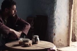 مشهد من فيلم عرق الشتاء للمخرج حكيم بلعباس الحائز على الجائزة الكبرى في المهرجان الوطني للفيلم بالمغرب