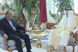 أمير قطر يستقبل السويحلي
