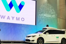 Waymo CEO John Krafcik unveils a Chrysler Pacifica Minivan equipped with a self-driving system developed by the Alphabet Inc unit at the North American International Auto Show in Detroit, Michigan, U.S., January 8, 2017. REUTERS/Joe White