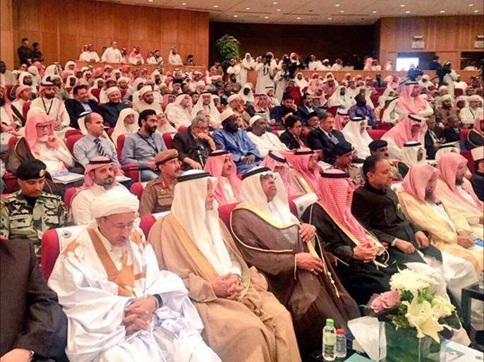 جانب من المشاركين في مؤتمر الاتجاهات الفكرية برابطة العالم الإسلامي بمكة المكرمة