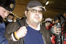 Kim Jong Nam arrives at Beijing airport in Beijing, China, in this photo taken by Kyodo February 11, 2007. Picture taken February 11, 2007. Mandatory credit Kyodo/via REUTERS ATTENTION EDITORS - THIS IMAGE WAS PROVIDED BY A THIRD PARTY. EDITORIAL USE ONLY. MANDATORY CREDIT. JAPAN OUT. NO COMMERCIAL OR EDITORIAL SALES IN JAPAN. THIS PICTURE WAS PROCESSED BY REUTERS TO ENHANCE QUALITY. AN UNPROCESSED VERSION HAS BEEN PROVIDED SEPARATELY.