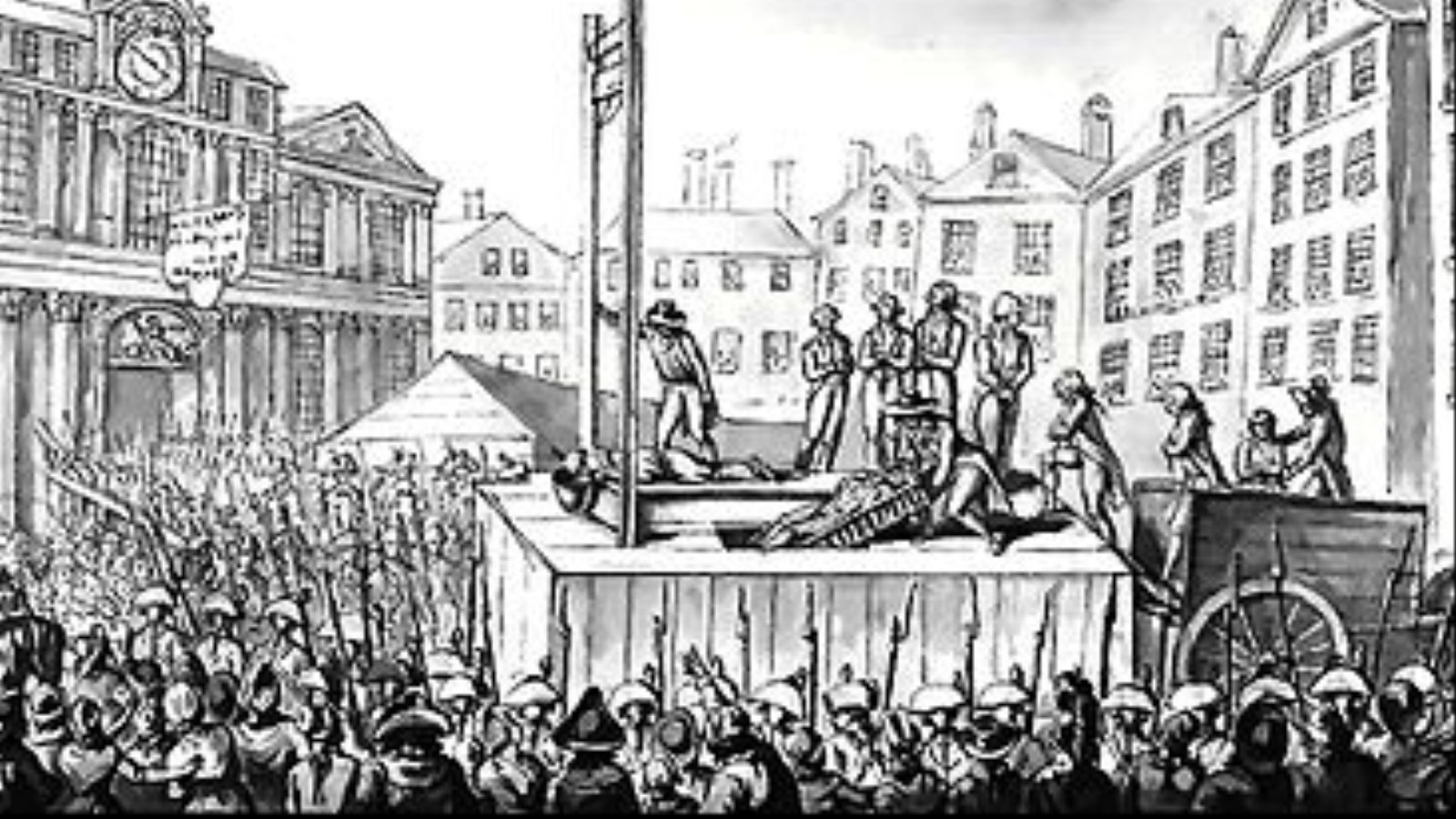 الإعدام بالمقصلة، المشهد المميز لفترة حكم الإرهاب في فرنسا (1793-1794)، حيث كانت تتم عمليات الإعدام أمام الجموع؛ ضماناً لتحقيق القدر الأكبر من الرهبة