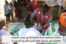 وصفت منظمات إنسانية في السودان أوضاع لاجئي جنوب السودان في مخيماتهم بولاية النيل الأبيض الحدودية بالكارثية