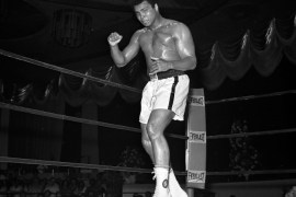 A handout picture provided by the Las Vegas News Bureau (LVNB) on 04 June 2016 shows US boxer Muhammad Ali working out for his fight against Ron Lyle at the Tropicana in Las Vegas, Nevada, USA, 12 May 1975. Born Cassius Clay, boxing legend Muhammad Ali, dubbed as 'The Greatest,' died on 03 June 2016 in Phoenix, Arizona, USA, at the age of 74, a family spokesman said. EPA/LAS VEGAS NEWS BUREAU