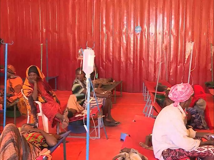 انتشار الكوليرا والإسهال جنوب غرب الصومال