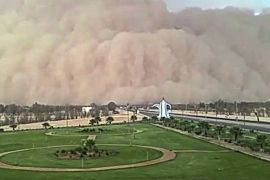 غبار في السعودية منطقة سكاسا