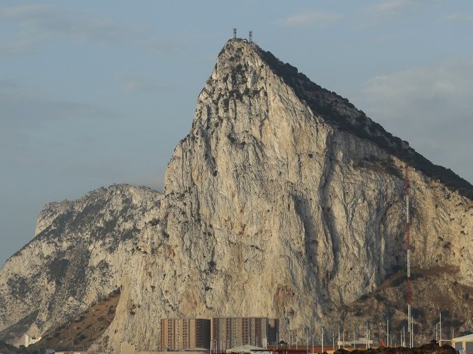 GIBRALTAR - JUNE 24: The limestone Rock of Gibraltar stands on June 24, 2016 in Gibraltar. Gibraltar is a British dependent territory that profits from tourism, finance and its shipyard. (Photo by Sean Gallup/Getty Images)