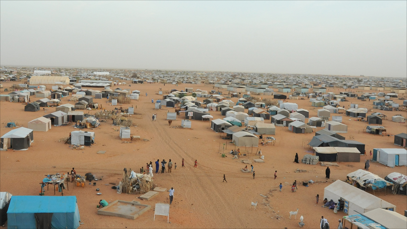 عدد اللاجئين المسجلين بالمخيم يقترب من خمسين ألف لاجئ