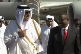 وصول أمير قطر إلى نيروبي