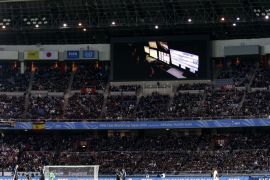 Soccer Football - Club America v Real Madrid - FIFA Club World Cup Semi Final - International Stadium Yokohama - 15/12/16 General view as a decision is referred to the video review Reuters / Kim Kyung-Hoon Livepic