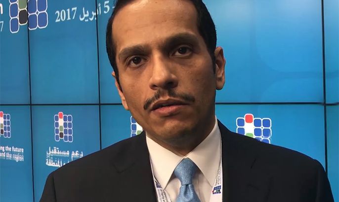 وزير الخارجية القطري يندد بمجزرة خان شيخون