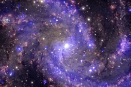 The NGC 6946, a spiral galaxy about 22 million light years away from Earth also referred to as the