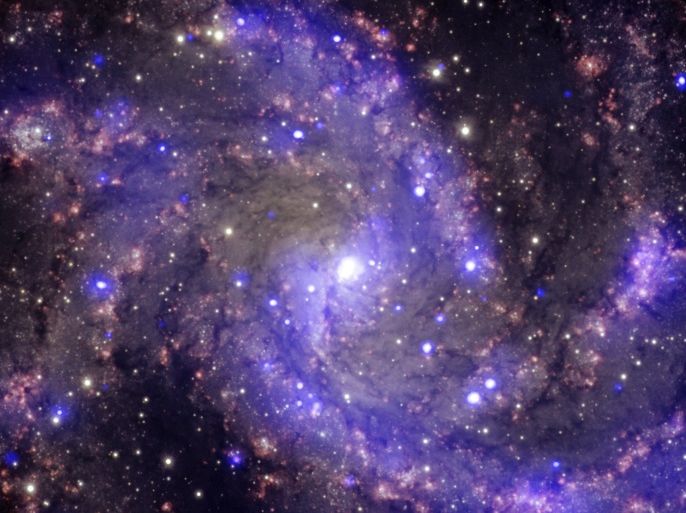 The NGC 6946, a spiral galaxy about 22 million light years away from Earth also referred to as the