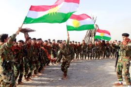 Kurdish Peshmerga forces celebrate Newroz Day, a festival marking spring and the new year, in Kirkuk March 20, 2017. REUTERS/Ako Rasheed