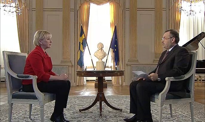 بلا حدود- وزيرة خارجية السويد مارغوت فالستروم