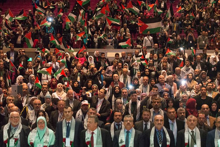 من حفل افتتاح مؤتمر فلسطيني أوروبا الخامس عشر في روتيردام