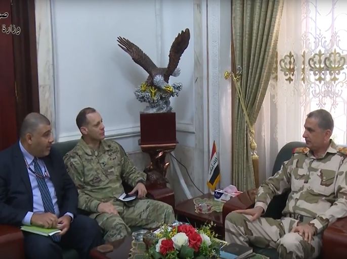 رئيس اركان الجيش العراقي عثمان الفانمي يدعوا الجانب الامريكي إلى توفير متطلبات المعركة، وضرورة استمرار تأمين المعدات والأسلحة للقوات الأمنية العراقية بكافة صنوفها وتشكيلاتها