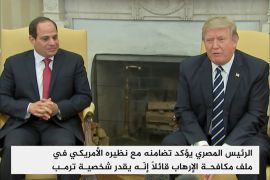 الرئيس الأميركي يؤكد دعمه للرئيس المصري