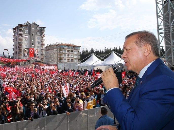 أردوغان يرحب بالضربة الأميركية ويدعو لمنطقة آمنة بسوريا