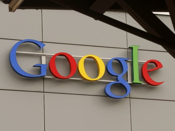 A logo is pictured at Google's European Engineering Center in Zurich April16, 2015. The European Union accused Google Inc on Wednesday of cheating competitors by distorting Internet search results in favour of its Google Shopping service and also launched an antitrust probe into its Android mobile operating system. REUTERS/Arnd Wiegmann