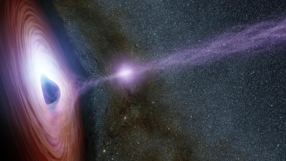 Shifting Coronas Around Black Holes Artist Concept (NASA)
