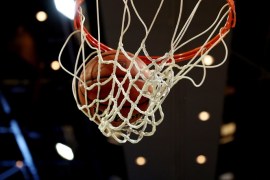 BRISBANE, AUSTRALIA - NOVEMBER 10: Detail photograph of the basketball hoop and ball before the round six NBL match between the Brisbane Bullets and the Sydney Kings at the Brisbane Convention & Exhibition Centre on November 10, 2016 in Brisbane, Australia. (Photo by Chris Hyde/Getty Images)